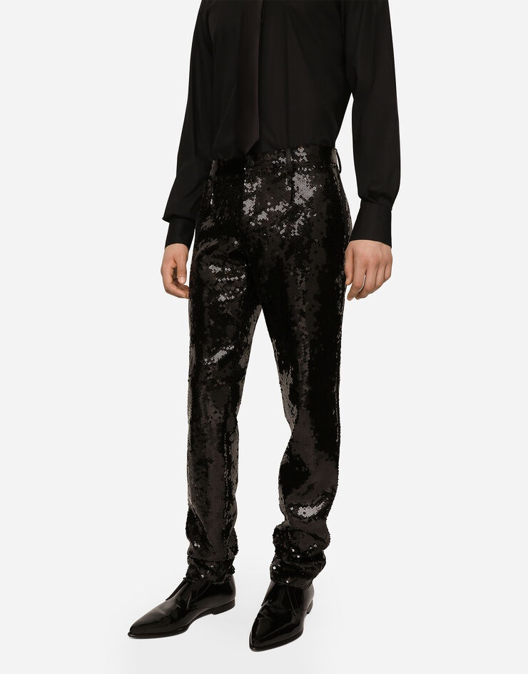 Sequined single-breasted Sicilia-fit tuxedo suit - 6