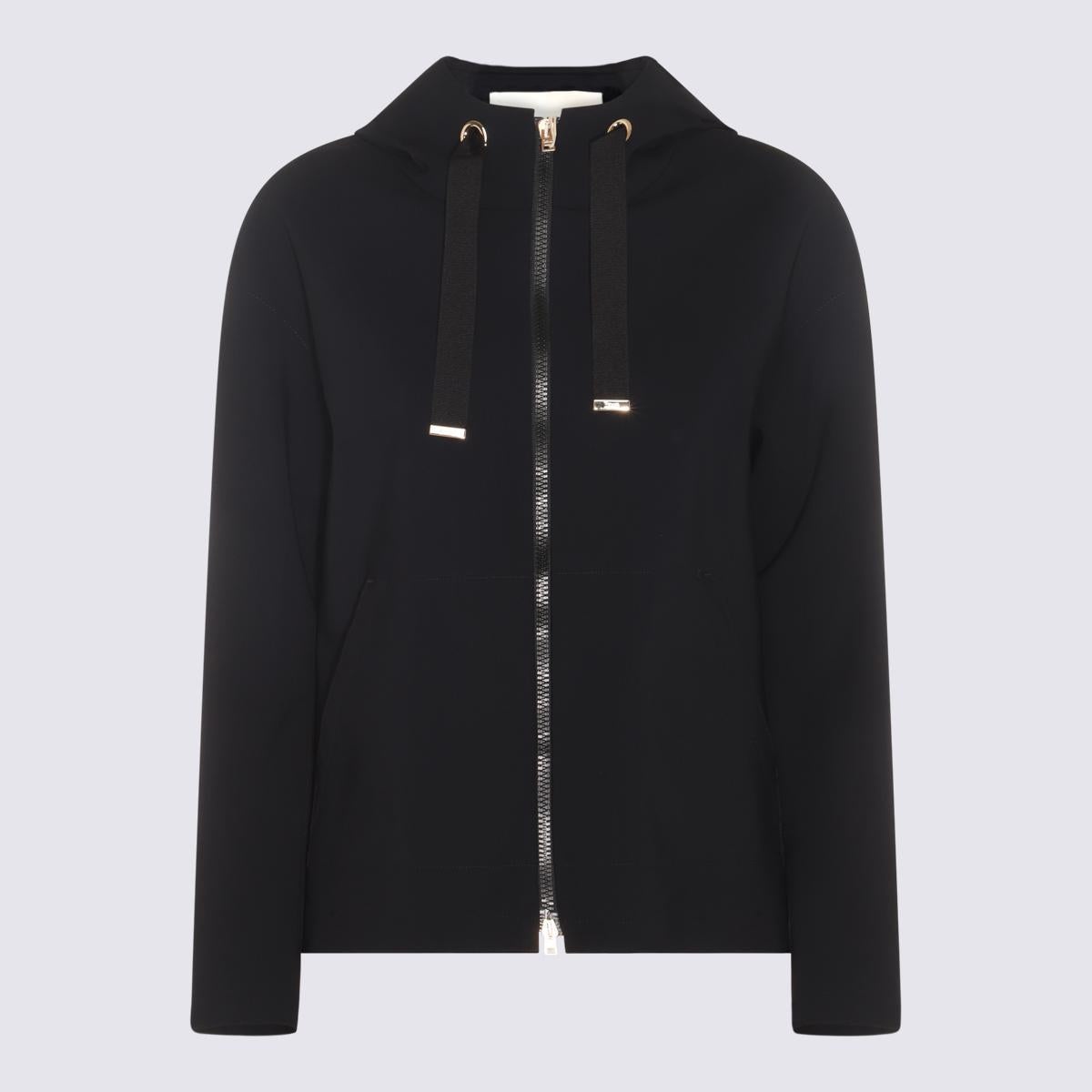 HERNO BLACK CASUAL JACKET - 1