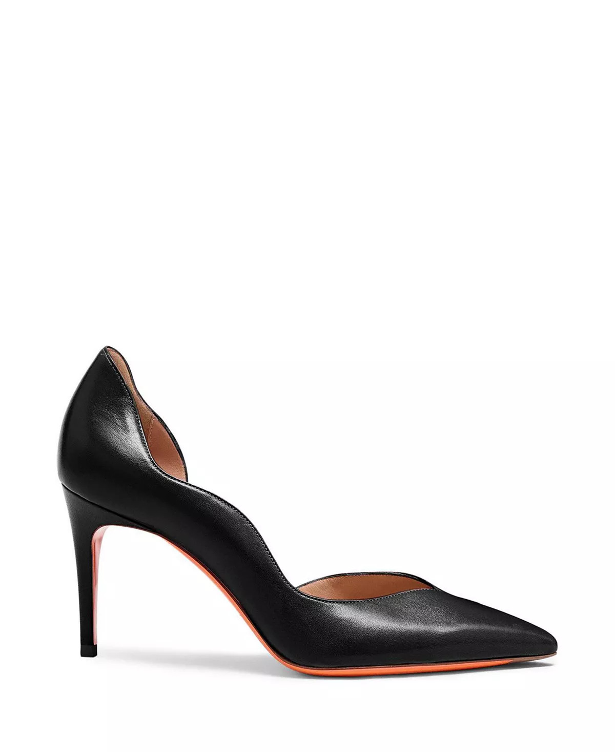 Women's Leather High-Heel Pump - 2