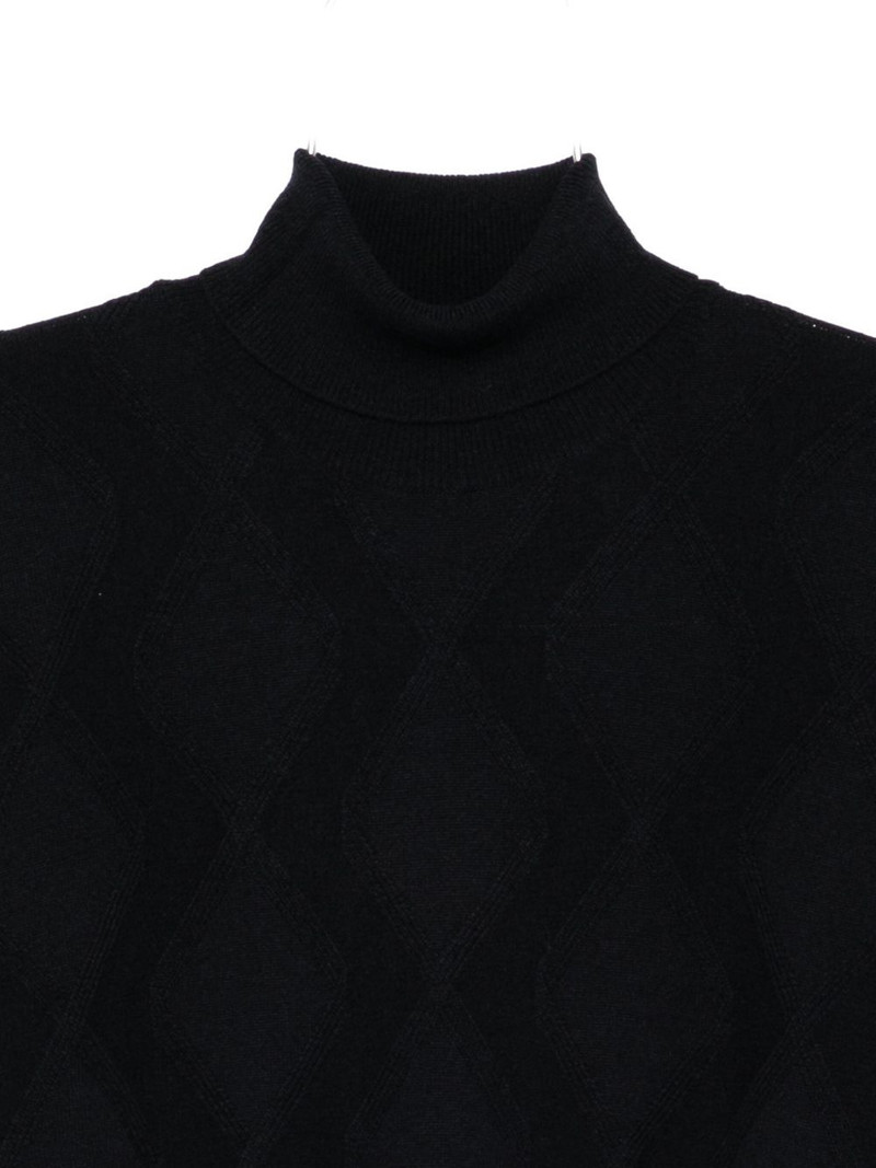 turtleneck patterned sweater 3