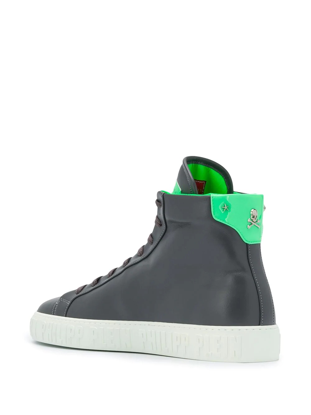 Skull high-top sneakers - 3