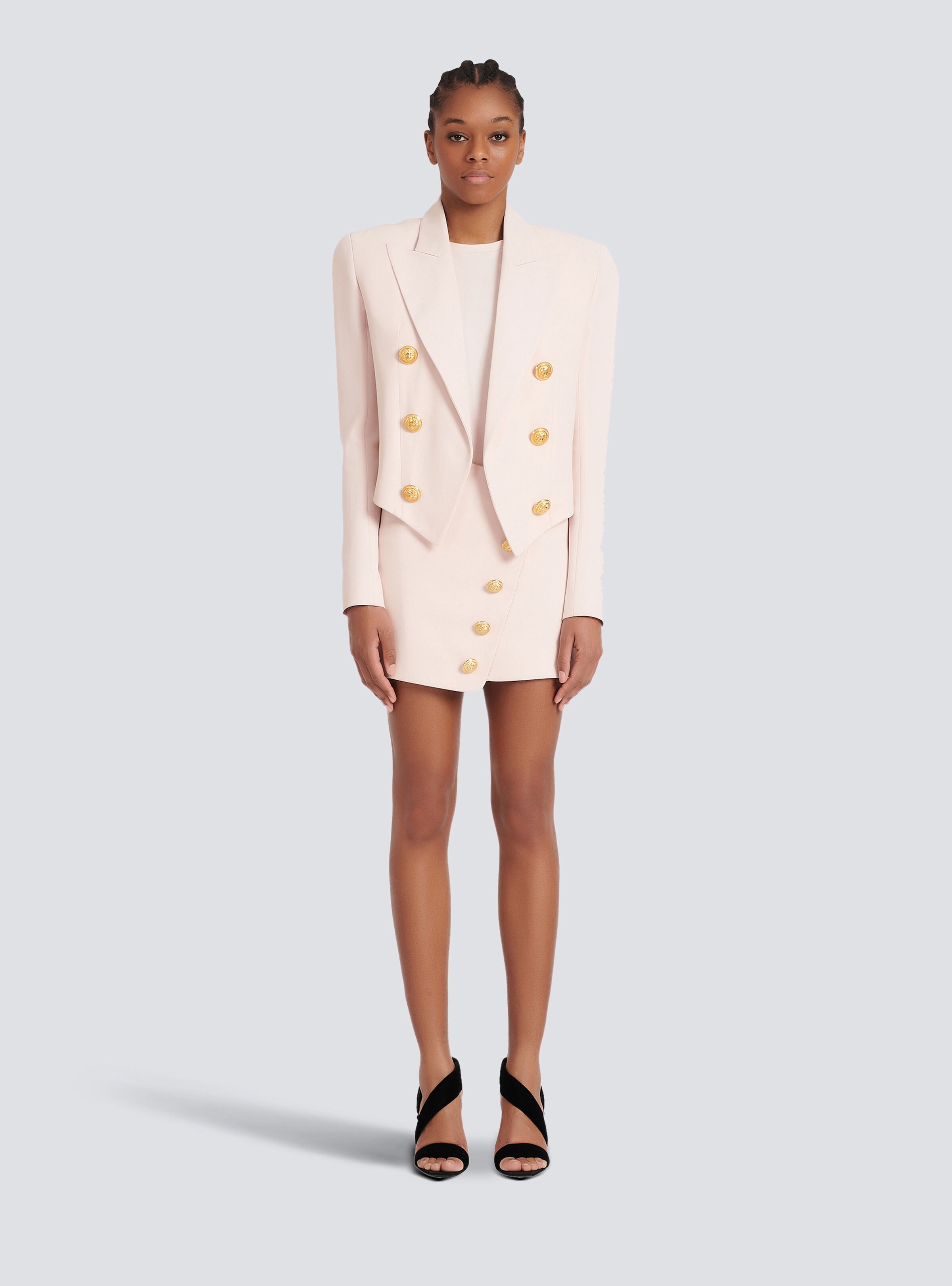 Crêpe spencer jacket - 3