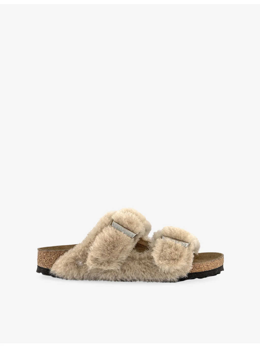 Arizona Suede and Shearling Sandals - 1