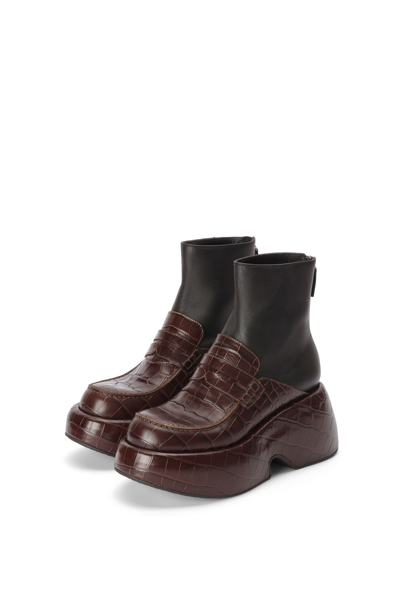 Loewe Wedge loafer boot in calfskin outlook