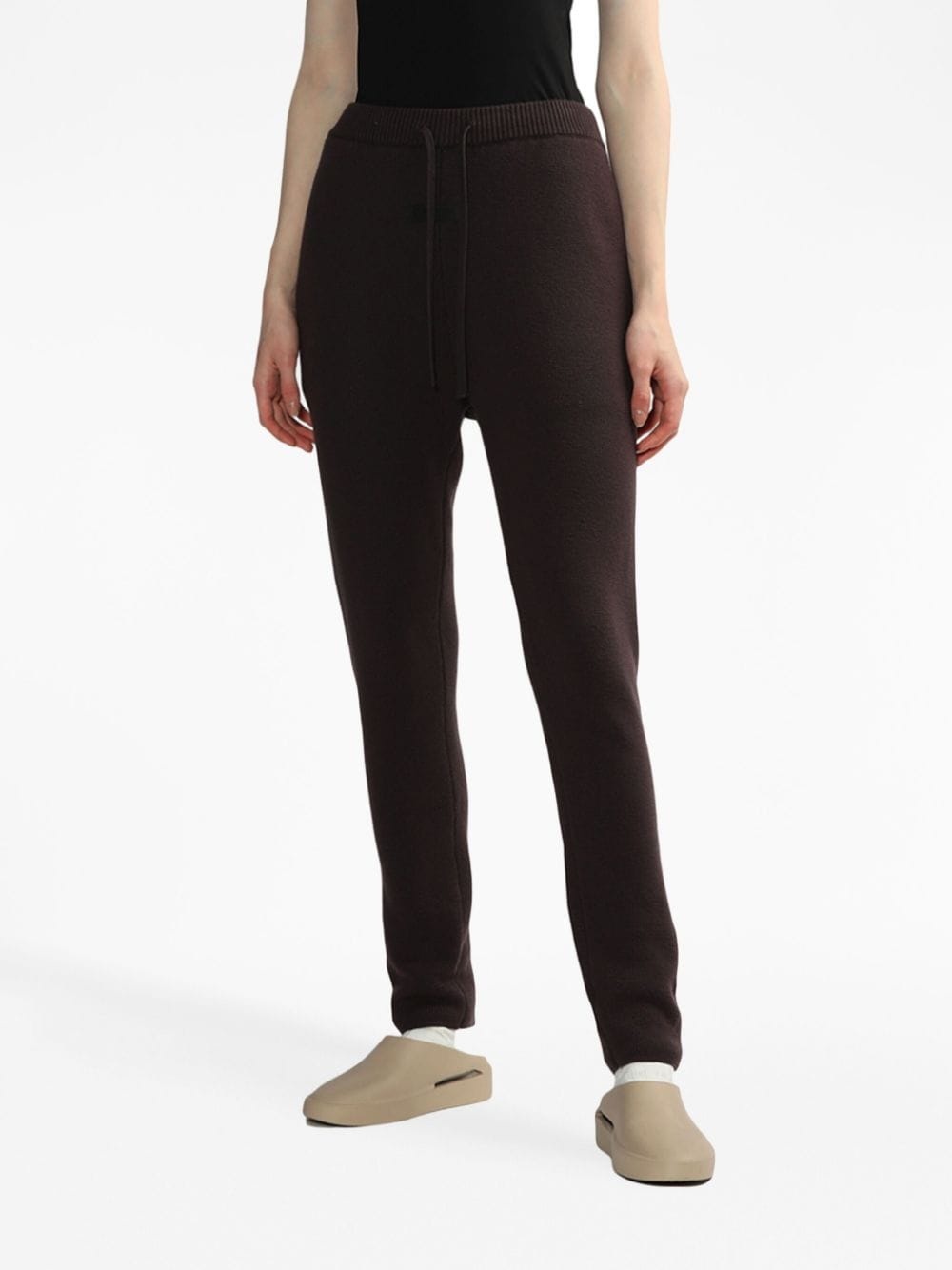 drawstring track pants - 3