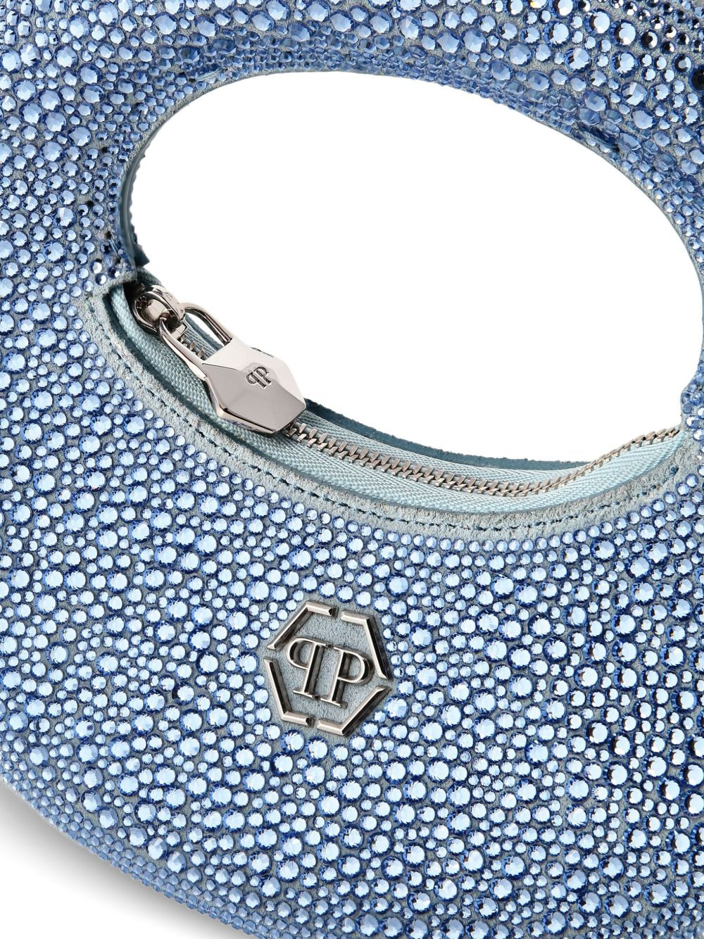 crystal-embellished mini bag - 5