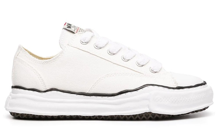 Maison MIHARA YASUHIRO PETERSON OG Sole Canvas Low 'White Cream' A01FW702-WHT - 2