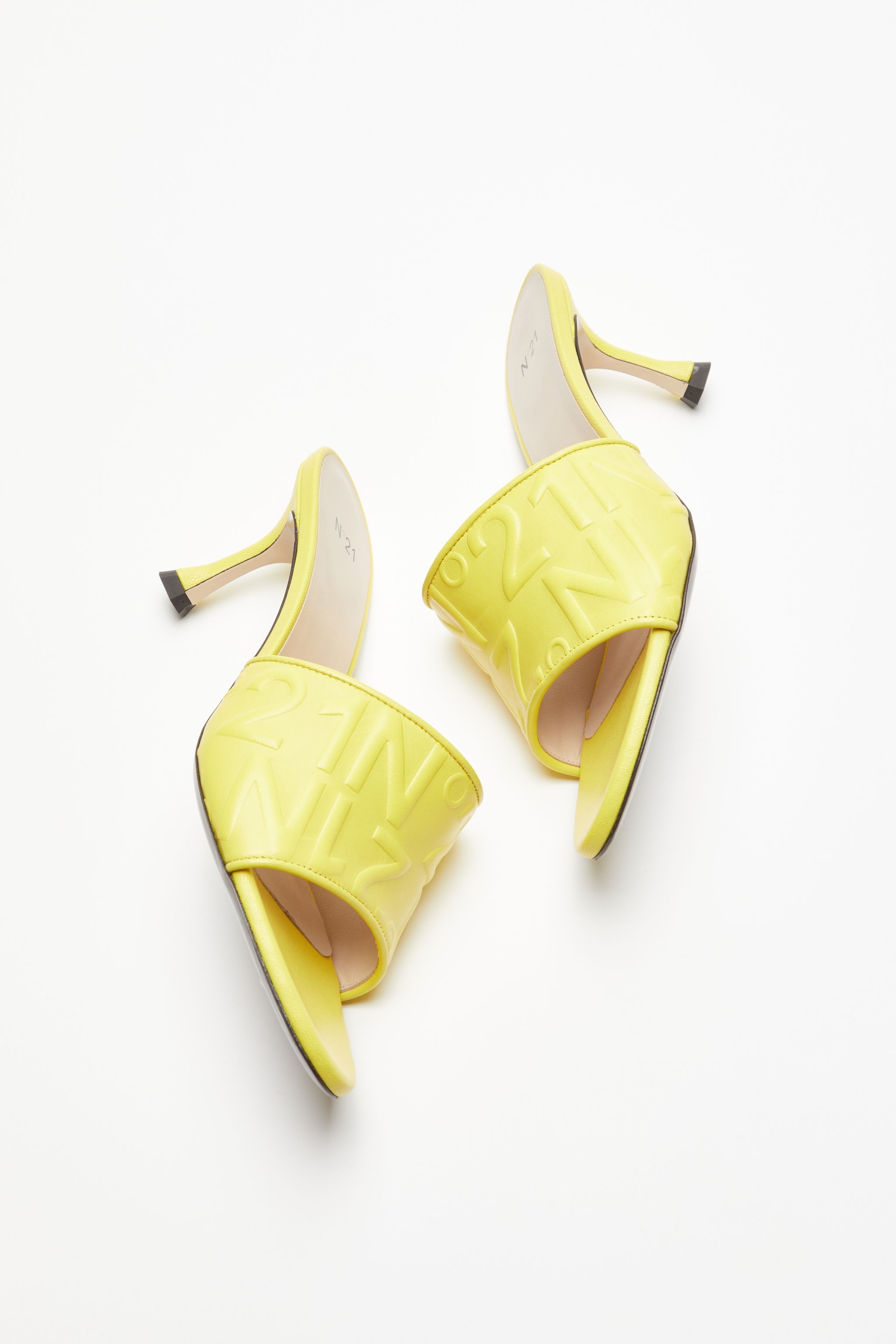 LOGO-EMBOSSED MULES - 4