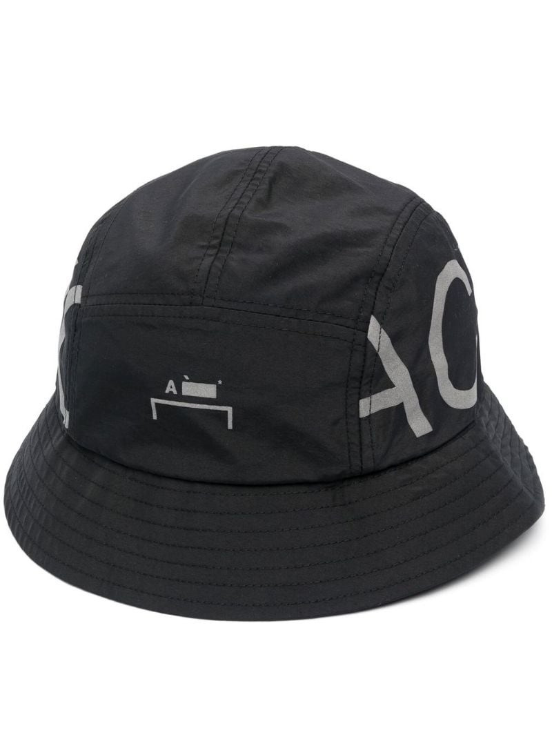 logo-print bucket hat 1