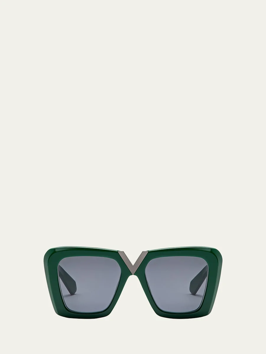 V-Gold II Acetate Butterfly Sunglasses - 1