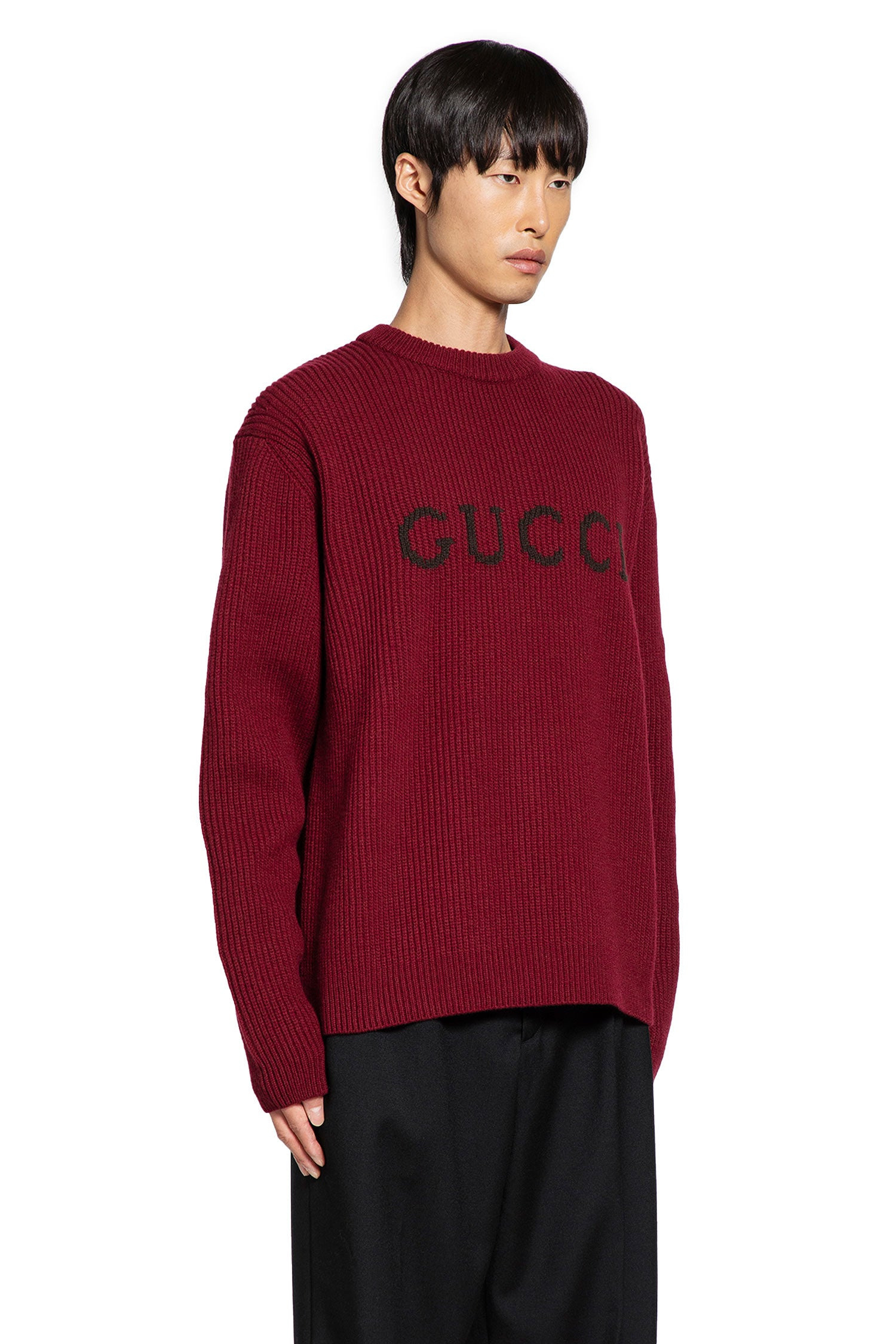Wool Cashmere Logo Sweater - 2