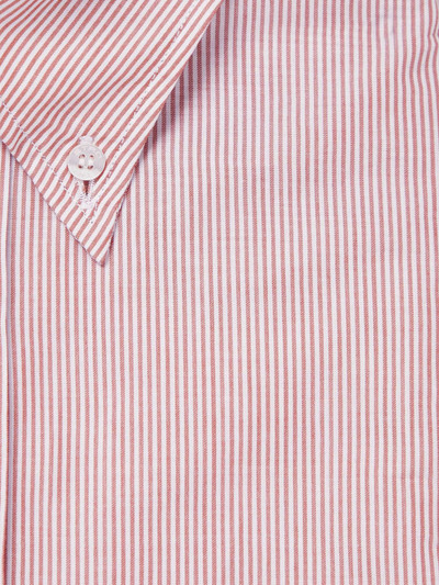 Etro Button-Down Collar Logo-Embroidered Striped Cotton Shirt outlook