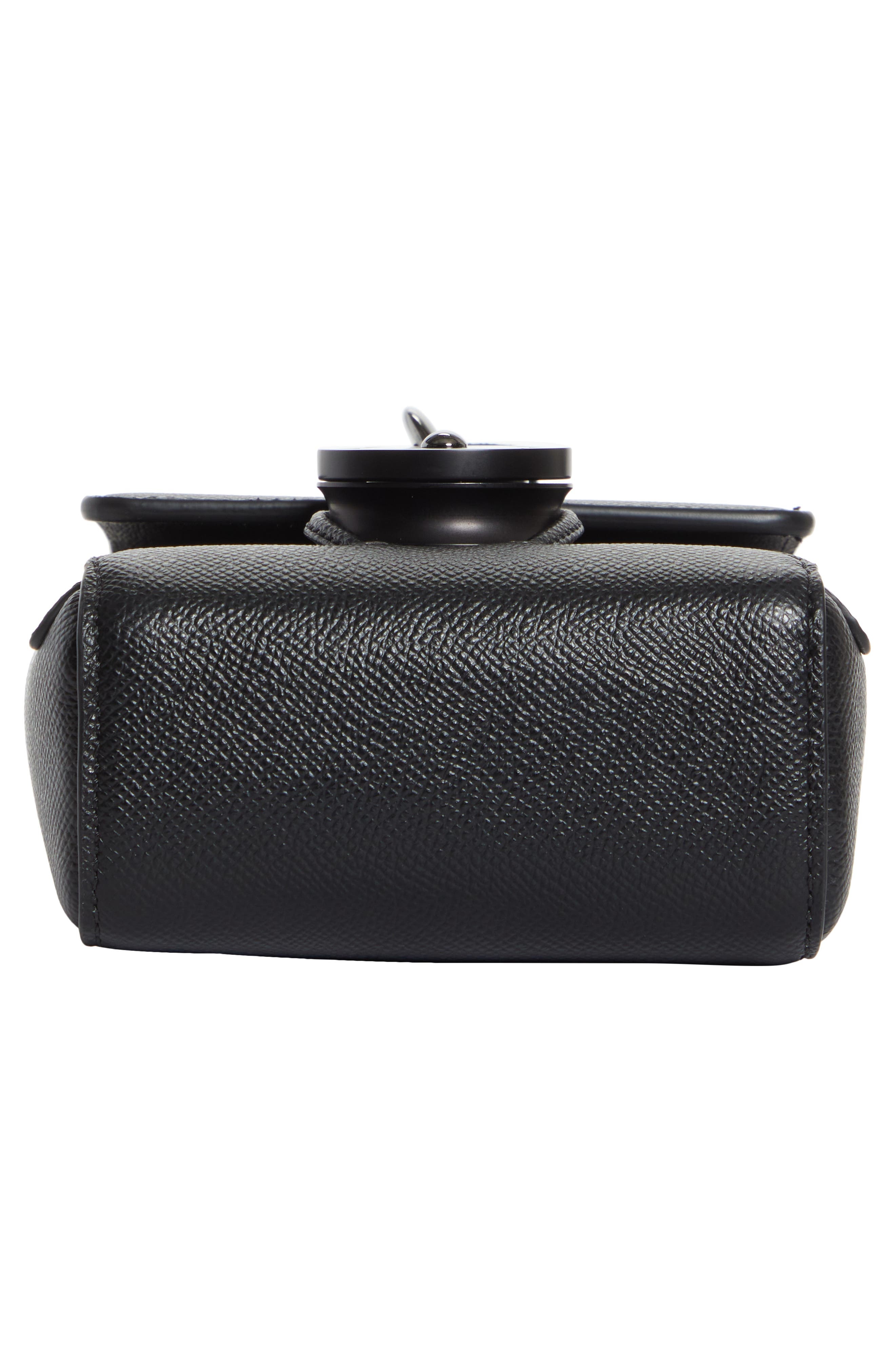 Christian Louboutin Groovy North/South Calfskin Crossbody Bag in Black/Black/Black at Nordstrom - 5