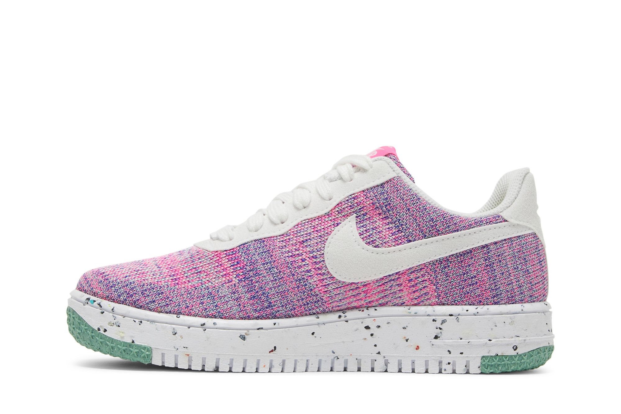 Wmns Air Force 1 Crater Flyknit 'Fuchsia Glow' - 3