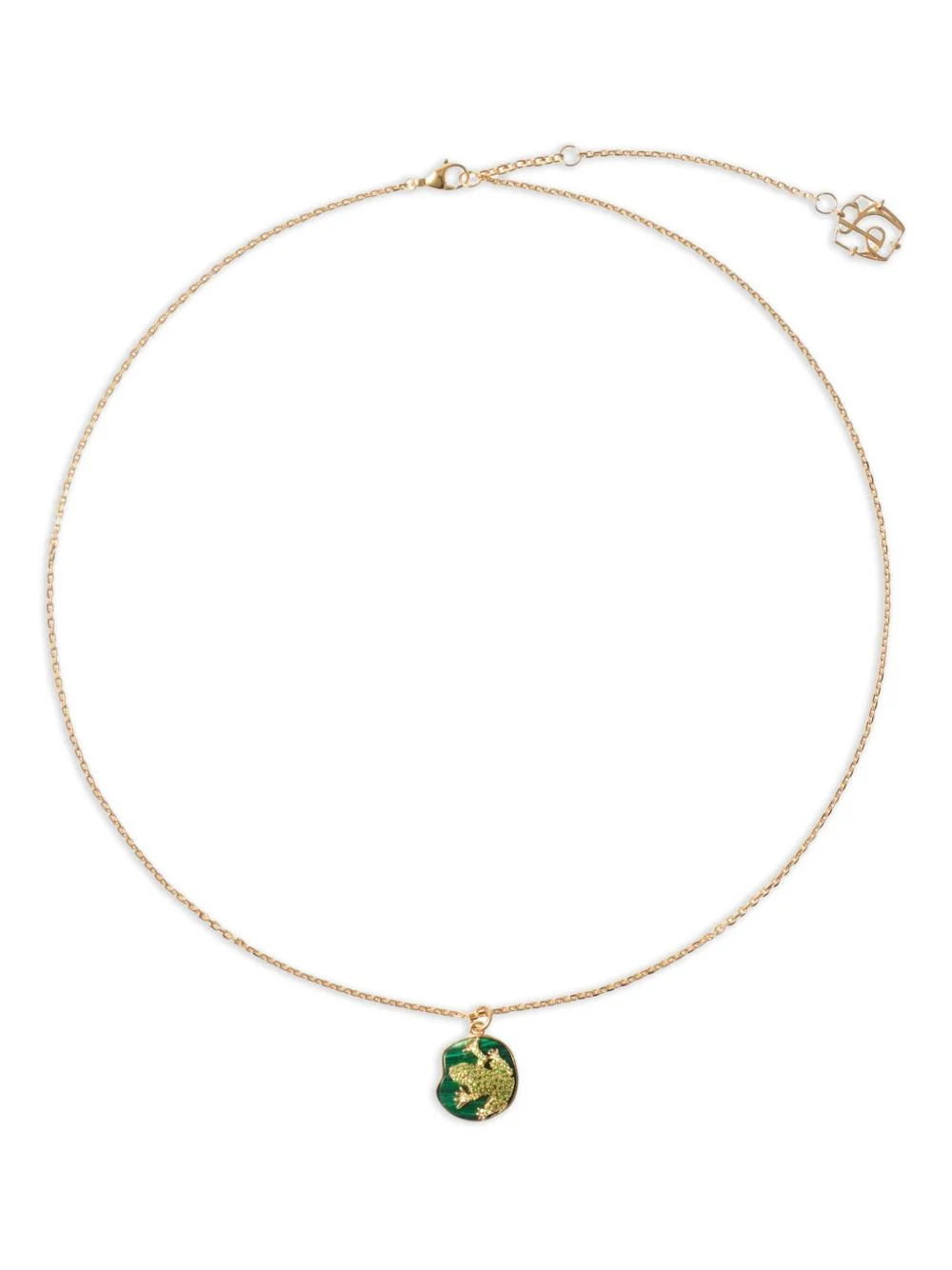 frog-charm chain necklace - 1