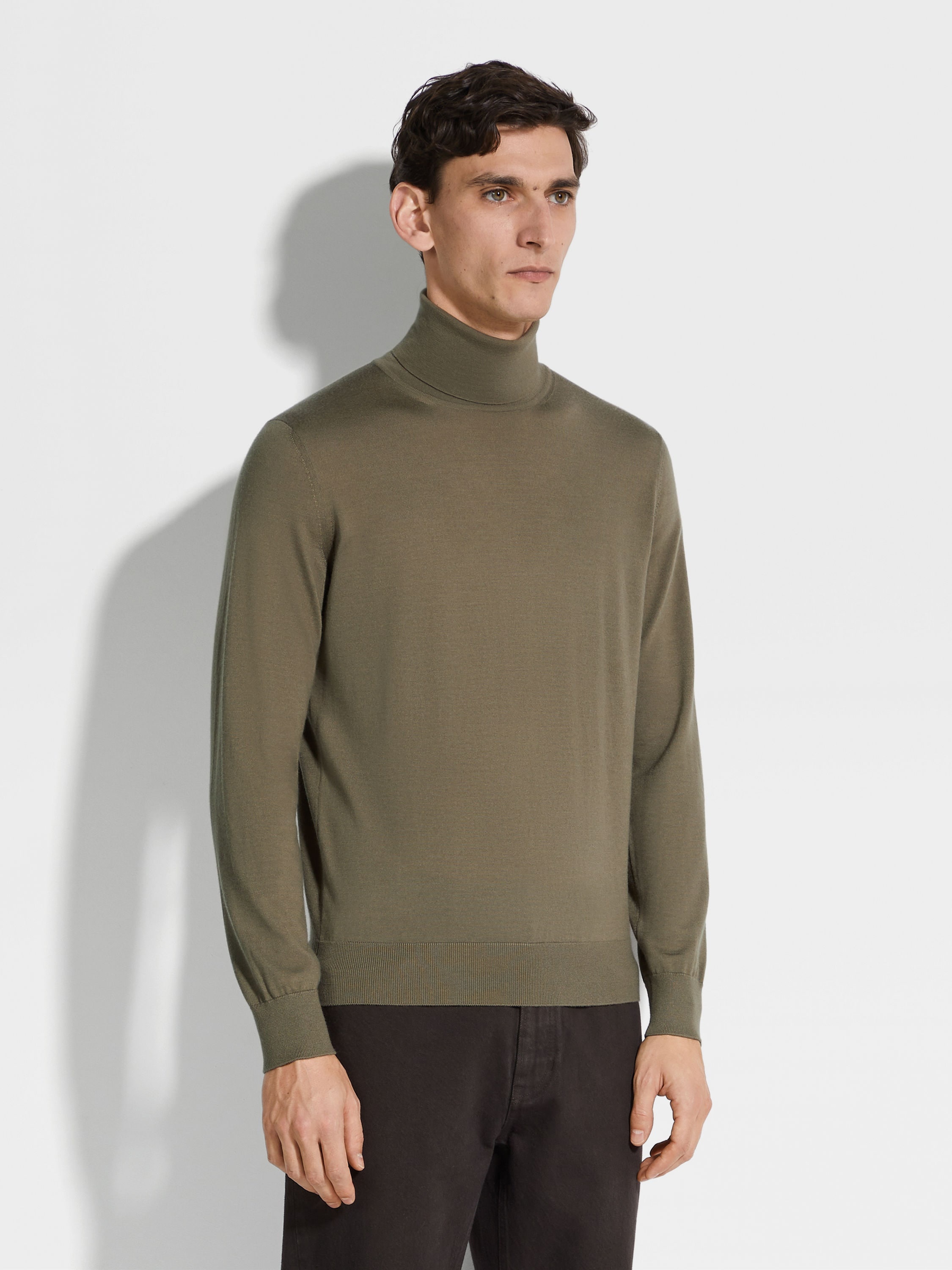 KHAKI CASHSETA TURTLENECK - 4
