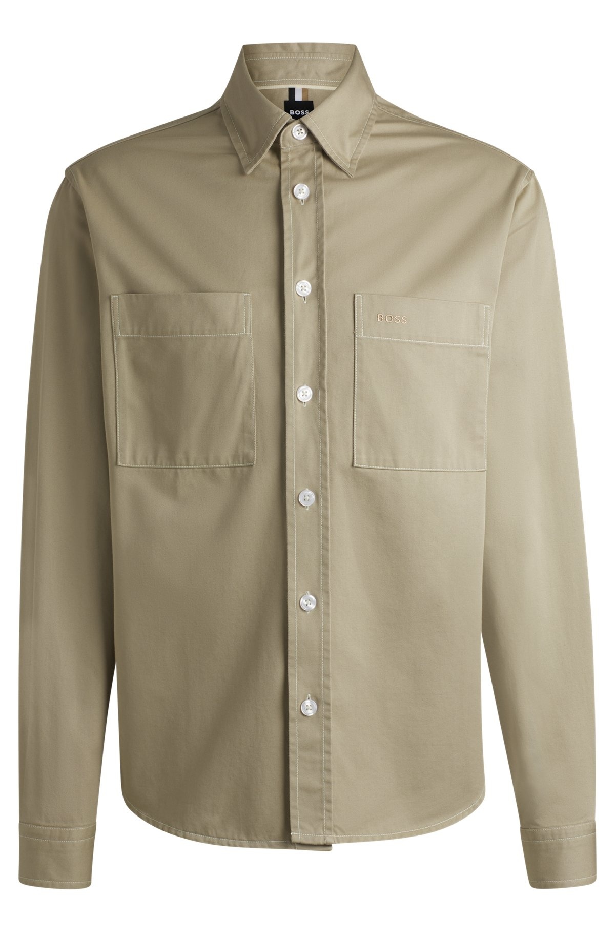 RELAXED-FIT SHIRT IN COTTON TWILL - 1