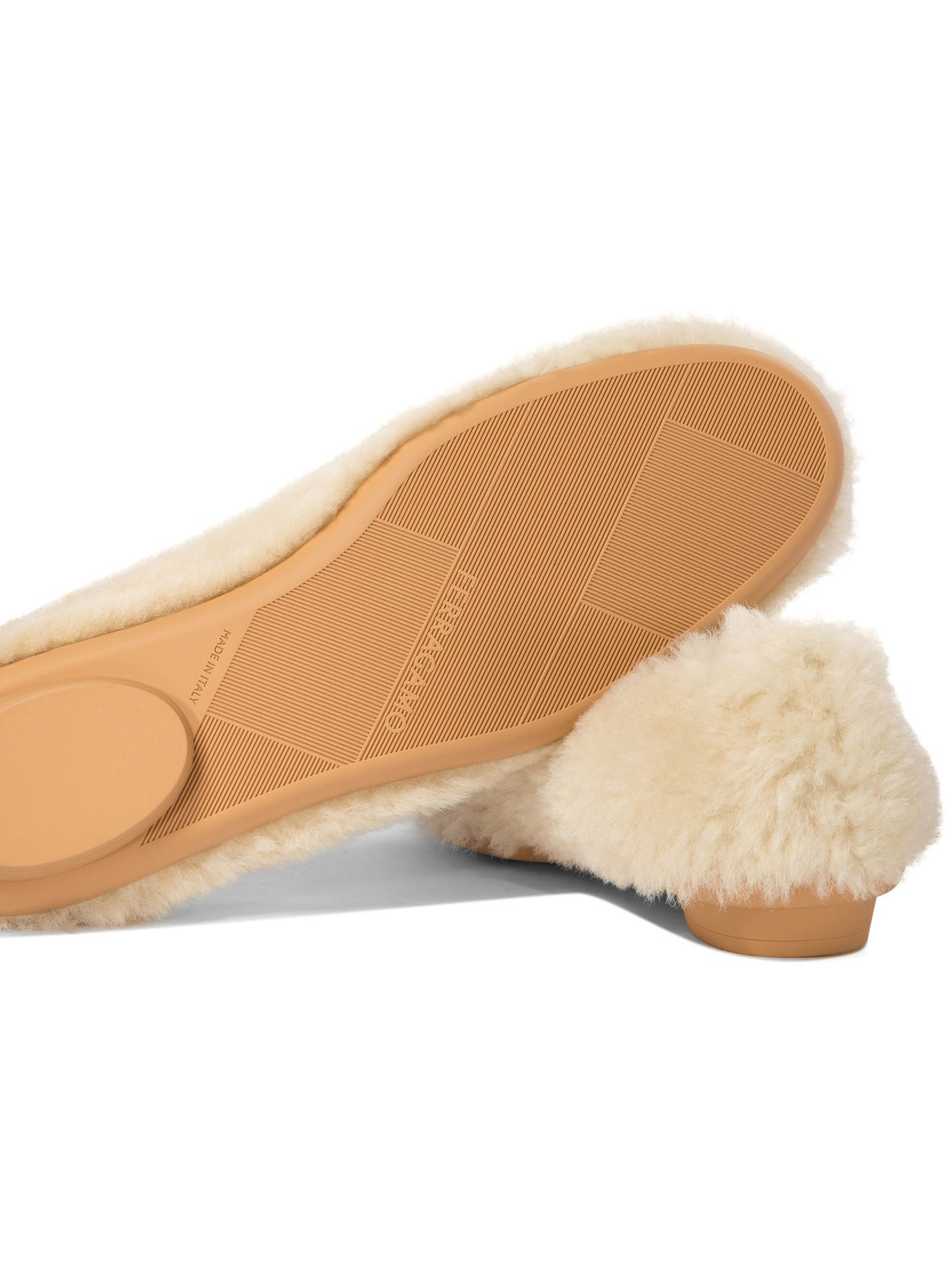 Ferragamo "noella Fur" Shearling Ballet Flats - 5