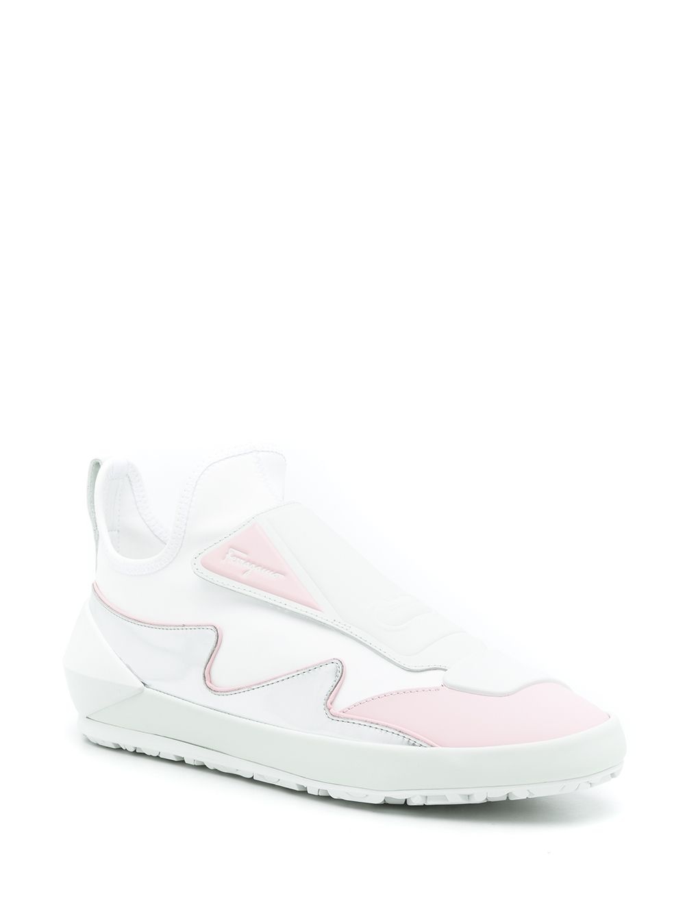 leather sock sneakers - 2