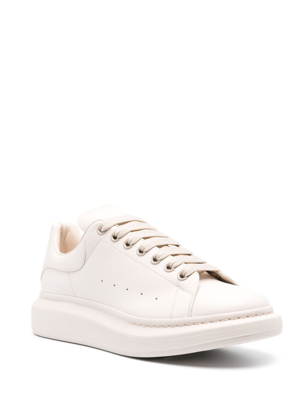 Oversized leather sneakers - 2