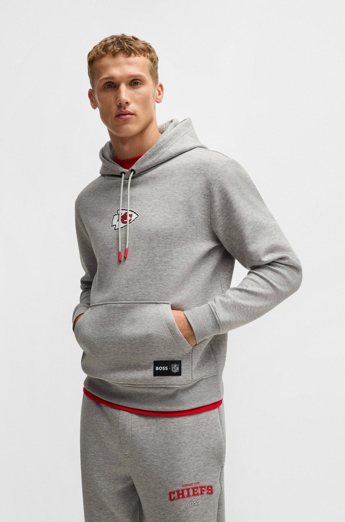 BOSS X NFL INTERLOCK HOODIE WITH SPECIAL BRANDING - 2