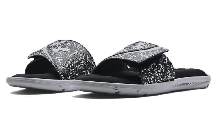 Under Armour Ignite 6 Graphic Strap Slide 'Black Mod Grey' 3024450-007 - 4