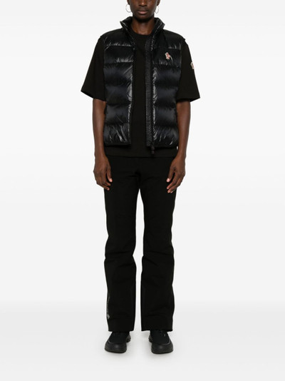 Moncler Grenoble logo-patch gilet outlook