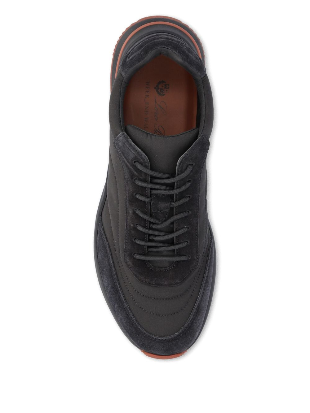 suede calfskin sneakers - 3