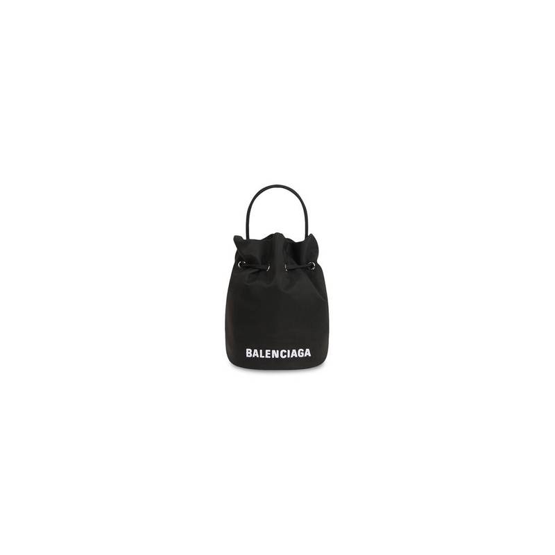 Women's Wheel Xs Drawstring Bucket in Black - 1
