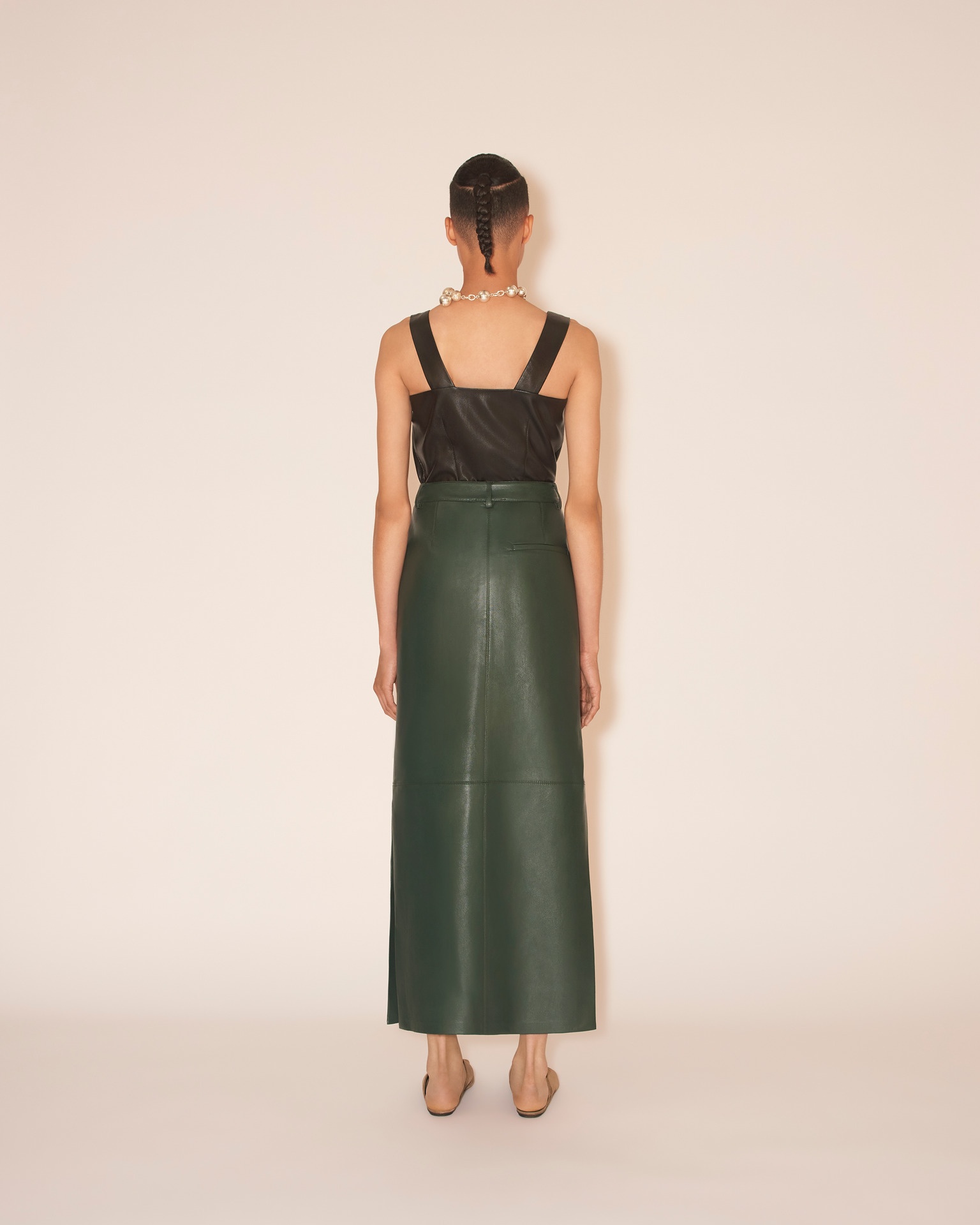 KACIA - Midi pencil skirt - Pine green - 4