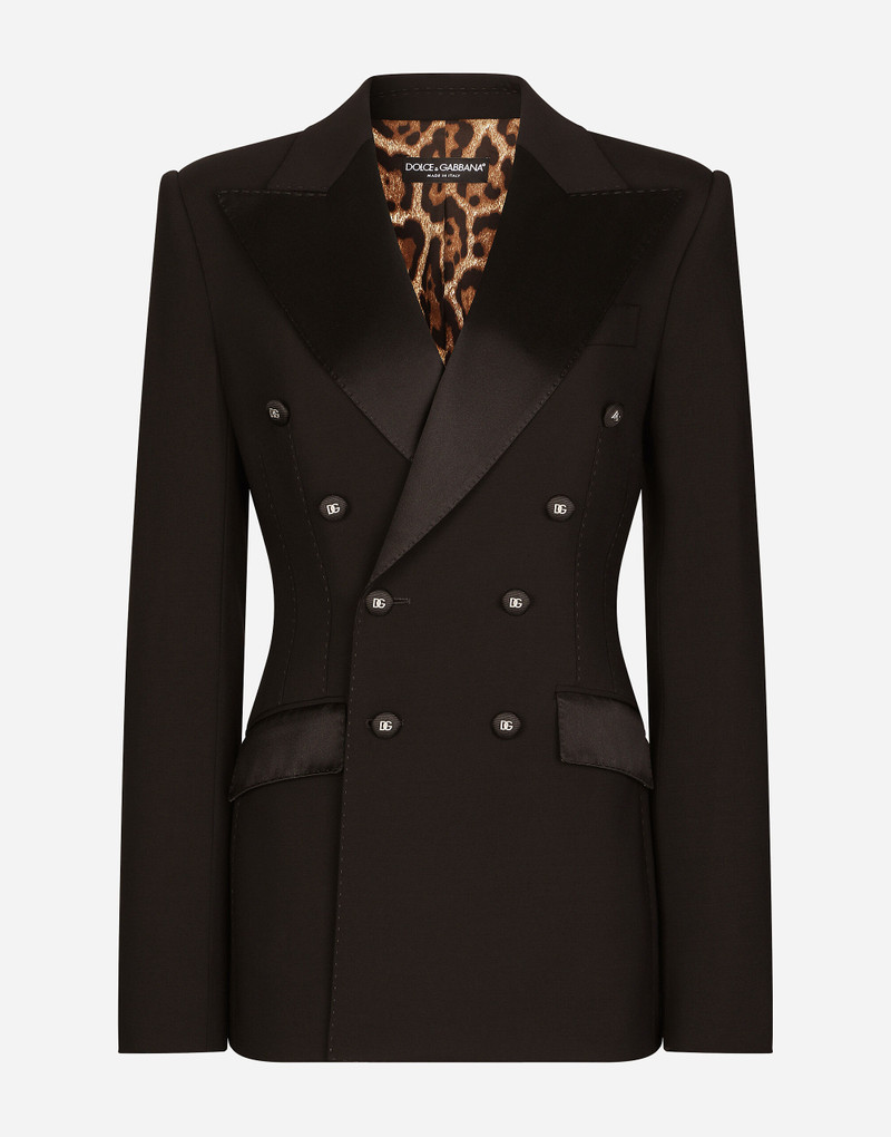 Satin and duchesse tuxedo jacket 1