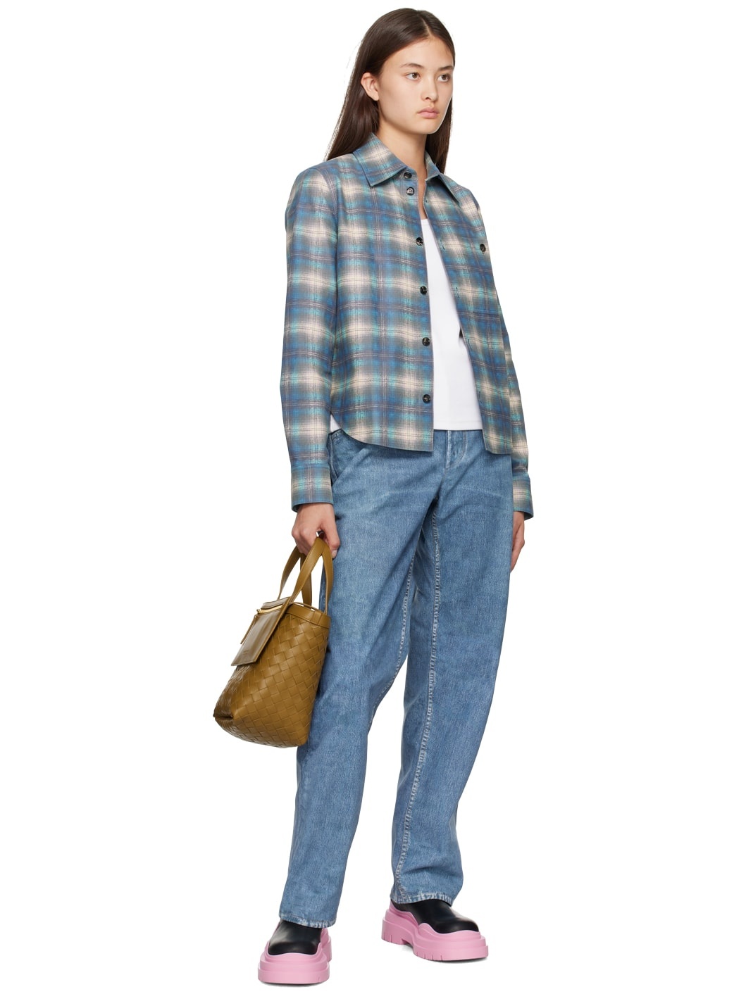 Brown Small Flip Flap Tote - 4