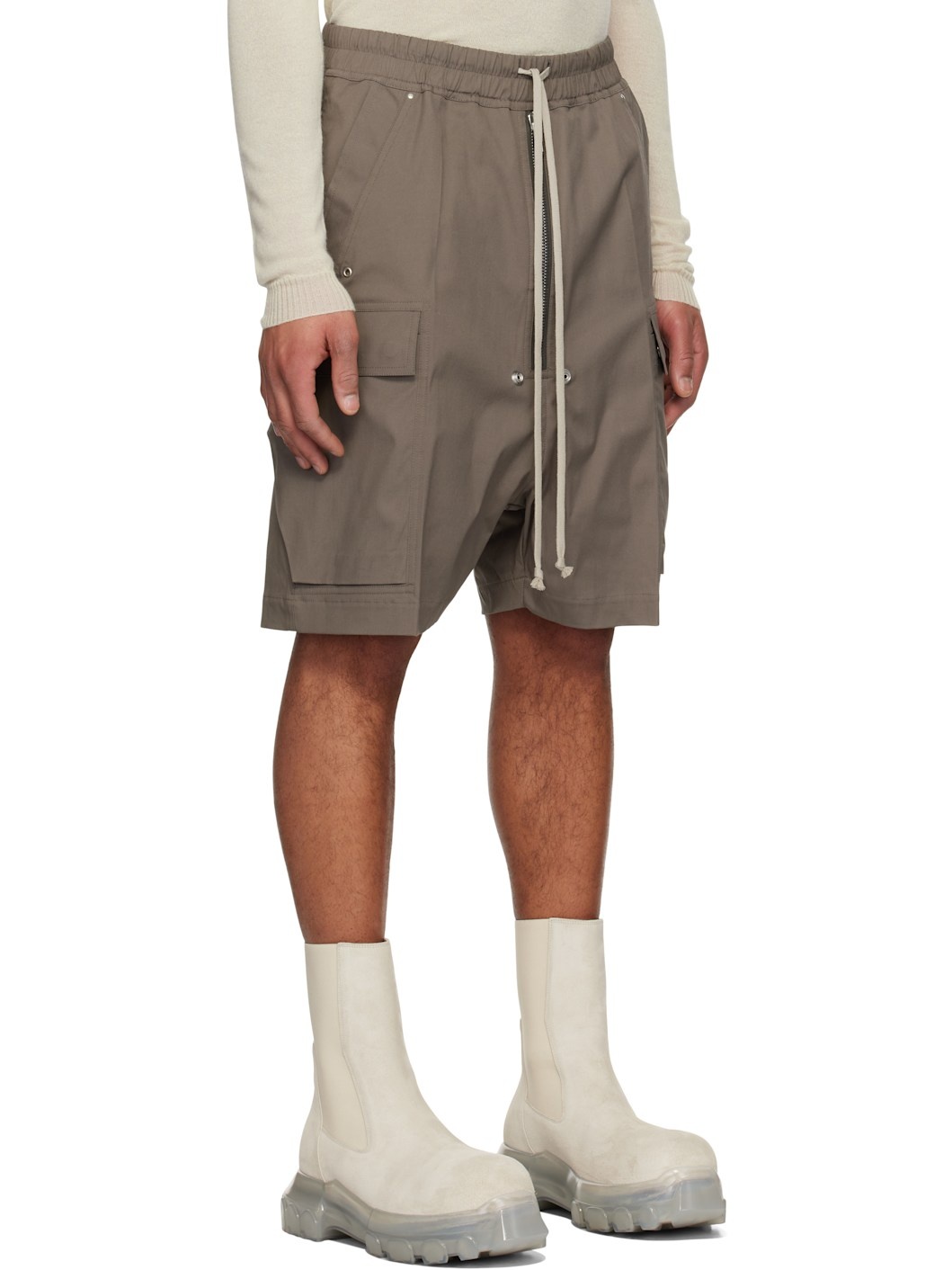 Gray Hollywood Cargobela Shorts - 2
