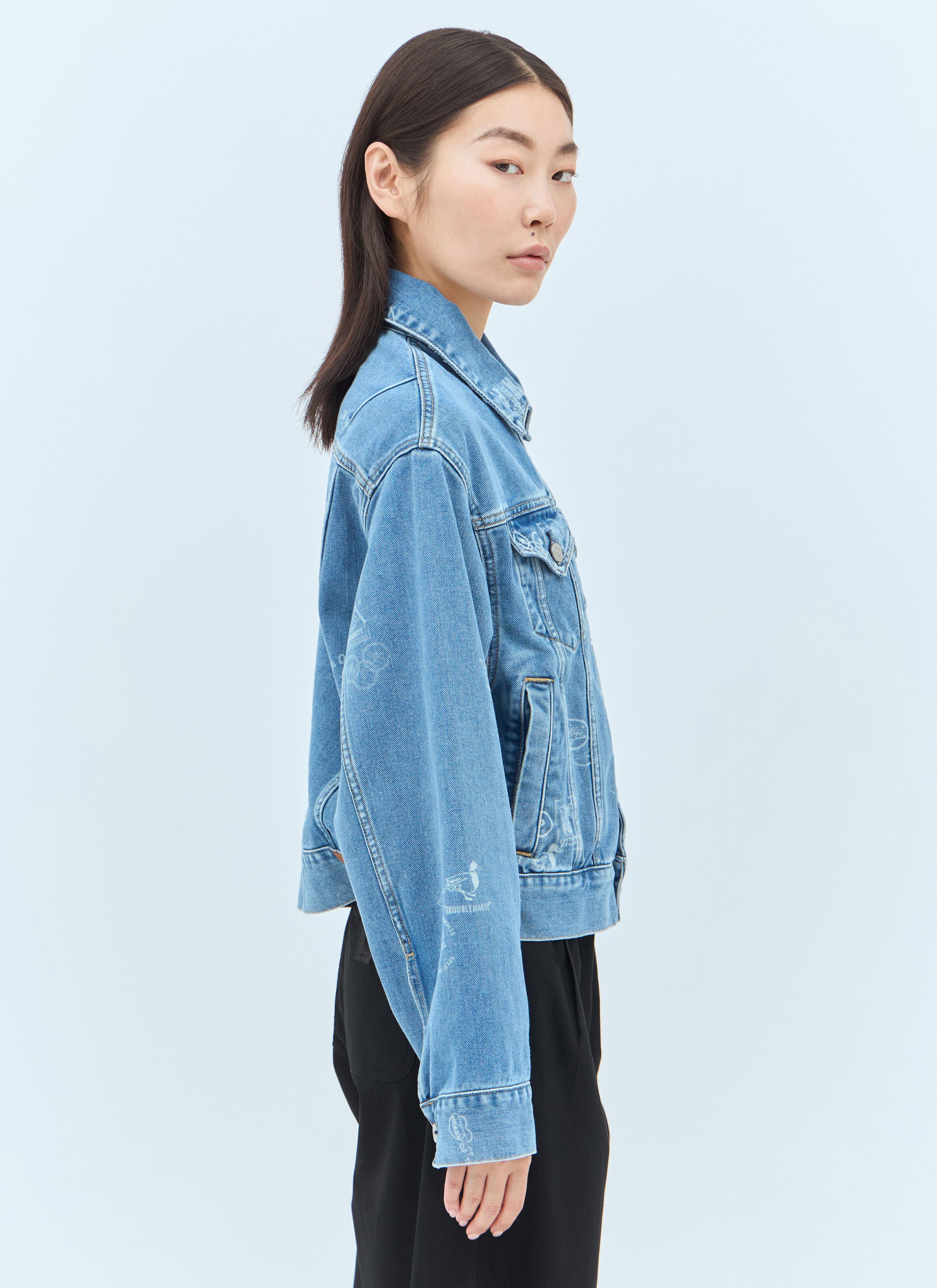 Stamp Denim Jacket - 3