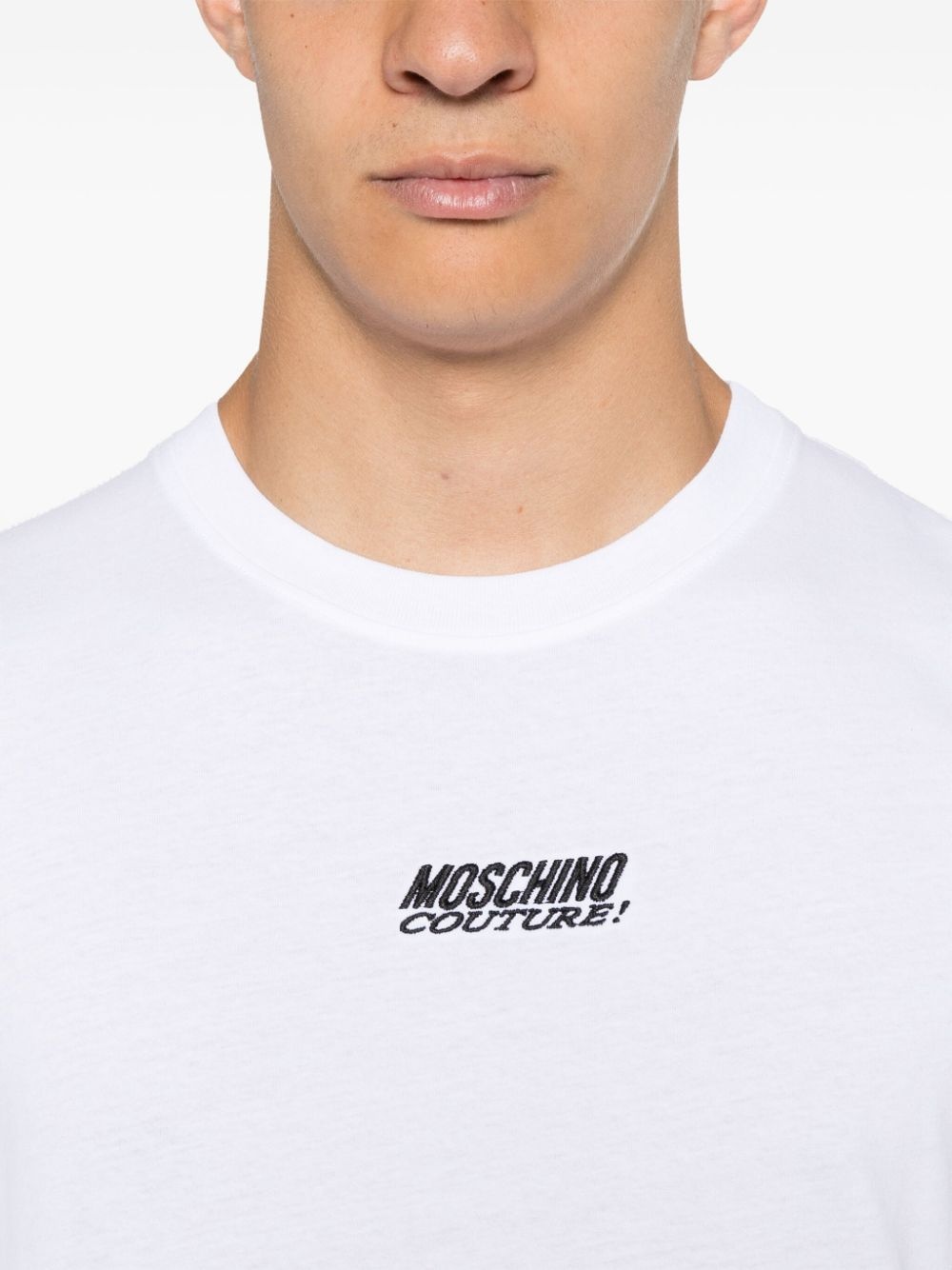 logo-embroidered T-shirt - 5