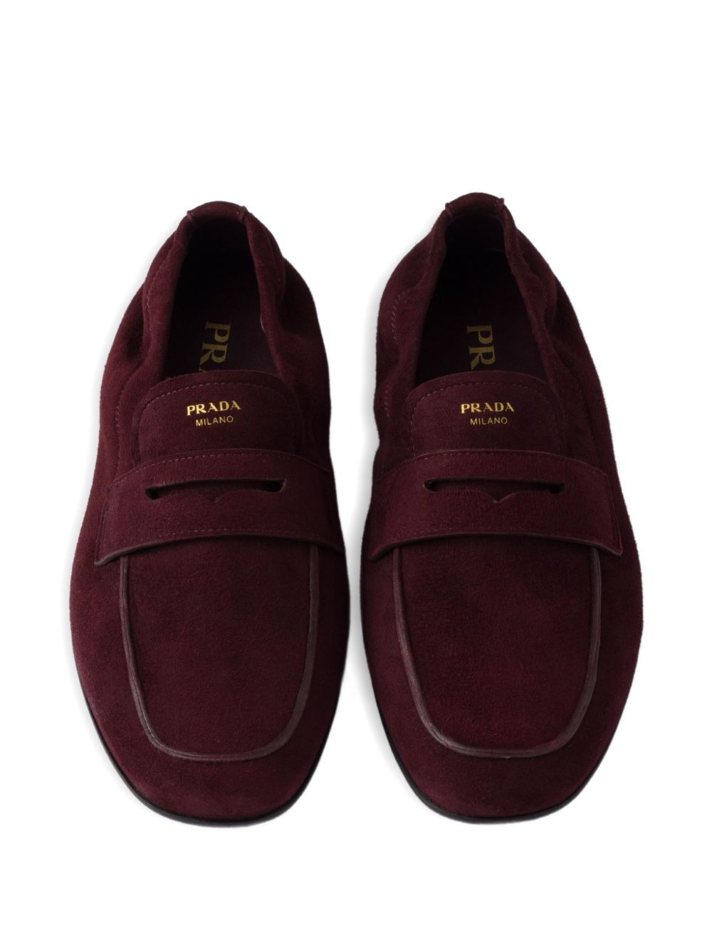 logo-print penny-strap loafers - 4