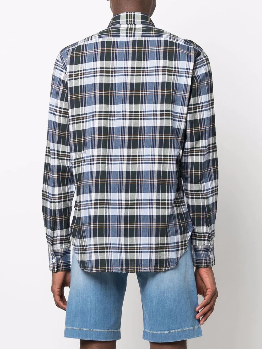 plaid cotton shirt - 4