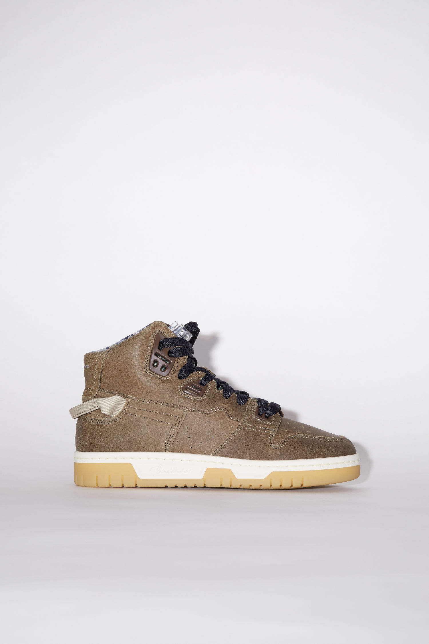 High top sneakers - Brown/green/beige - 1