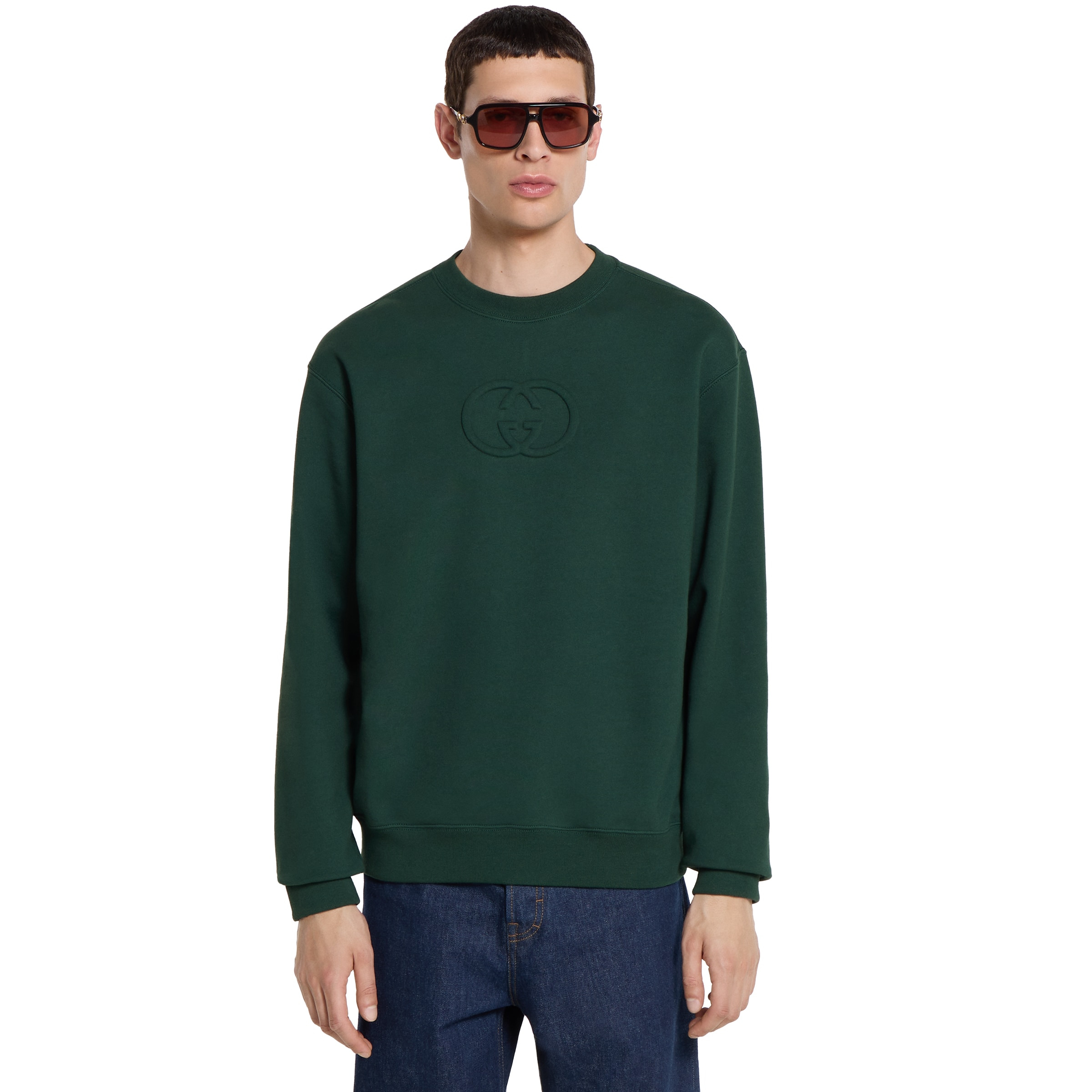 Brushed cotton jersey sweatshirt - 3