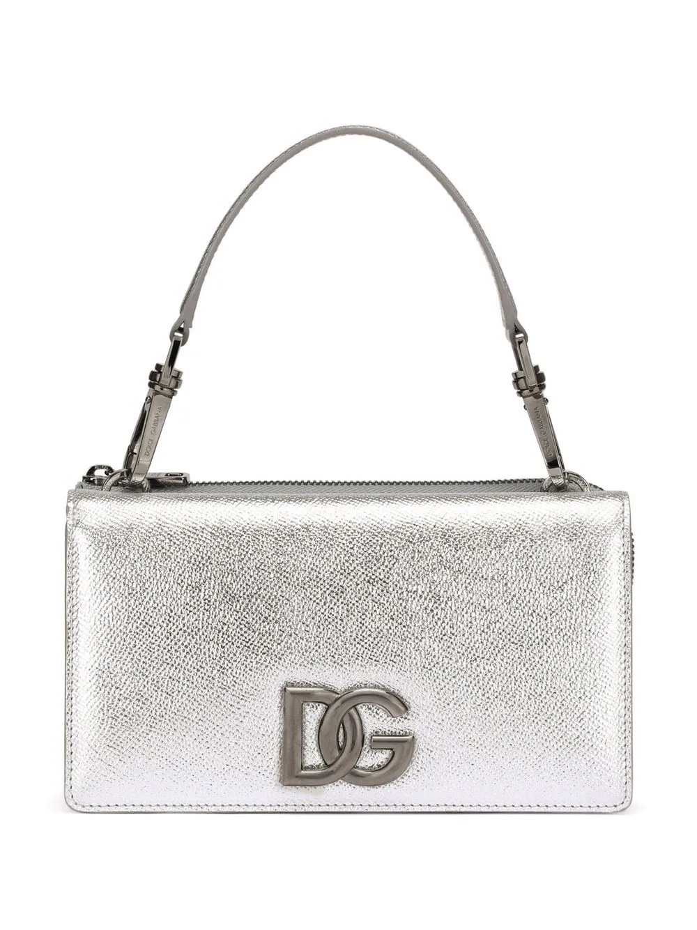 logo-plaque shoulder bag - 1