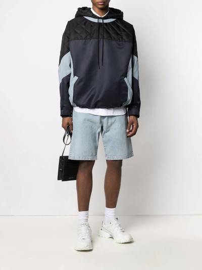 Valentino colour-block hooded jacket outlook