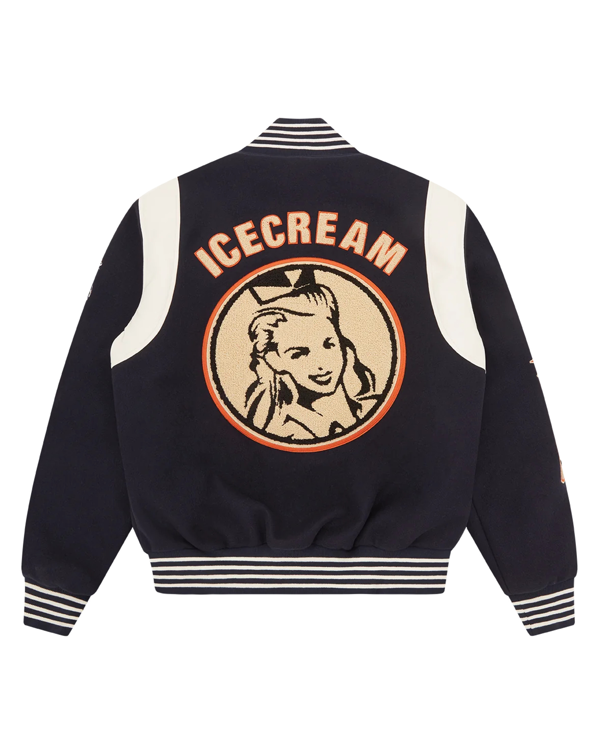 COLLEGIATE PATCH VARSITY JACKET - 4