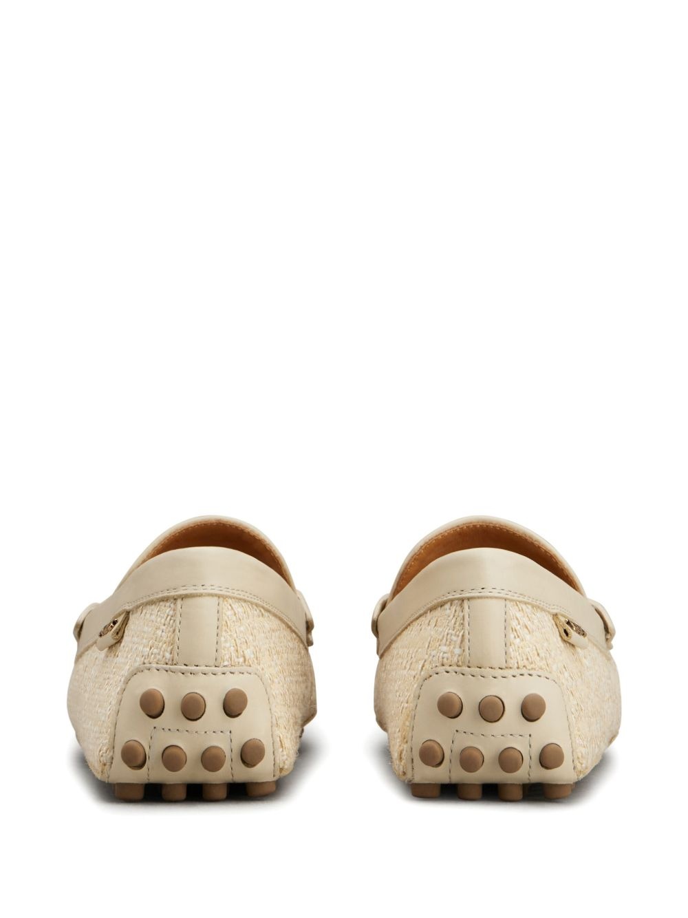 tweed loafers - 3