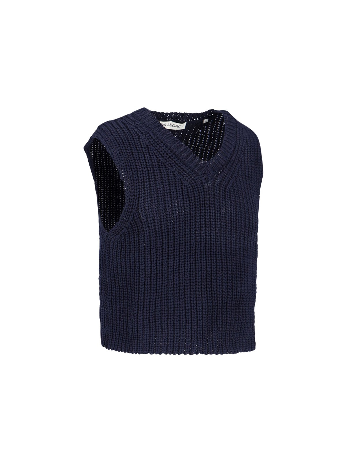 'INTACT' SLEEVELESS SWEATER - 2
