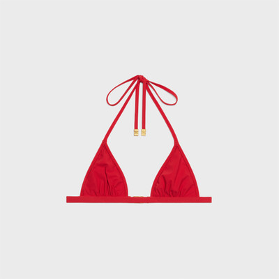 CELINE TRIOMPHE MATTE JERSEY TRIANGLE BRA TOP outlook