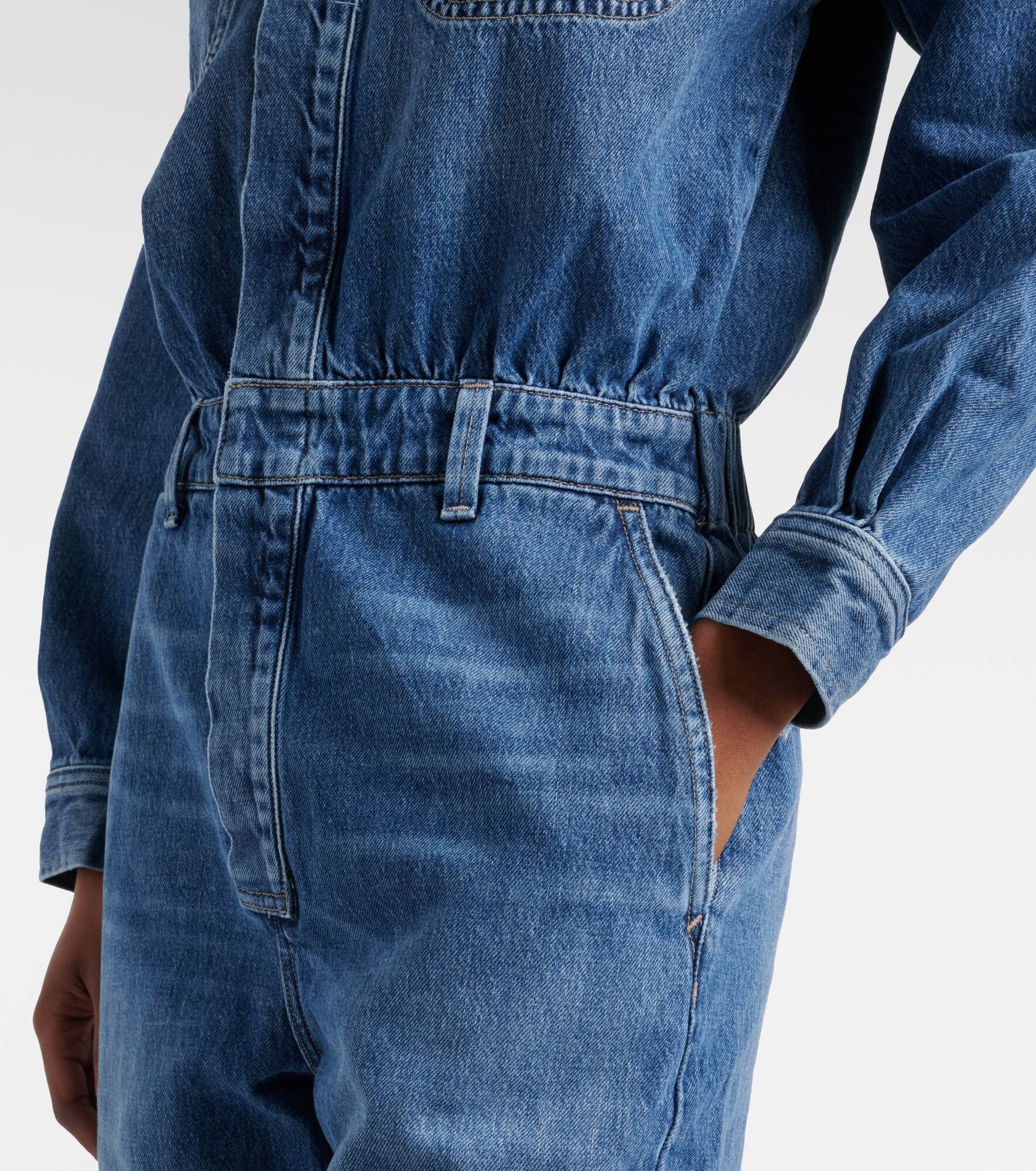 Solene denim jumpsuit - 5