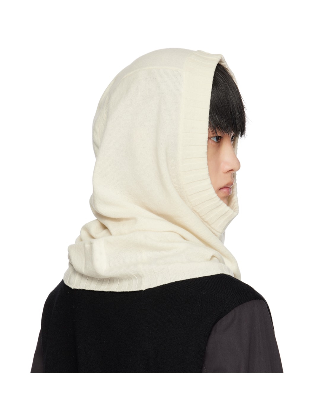 Off-White Lambswool Huge Balaclava - 3