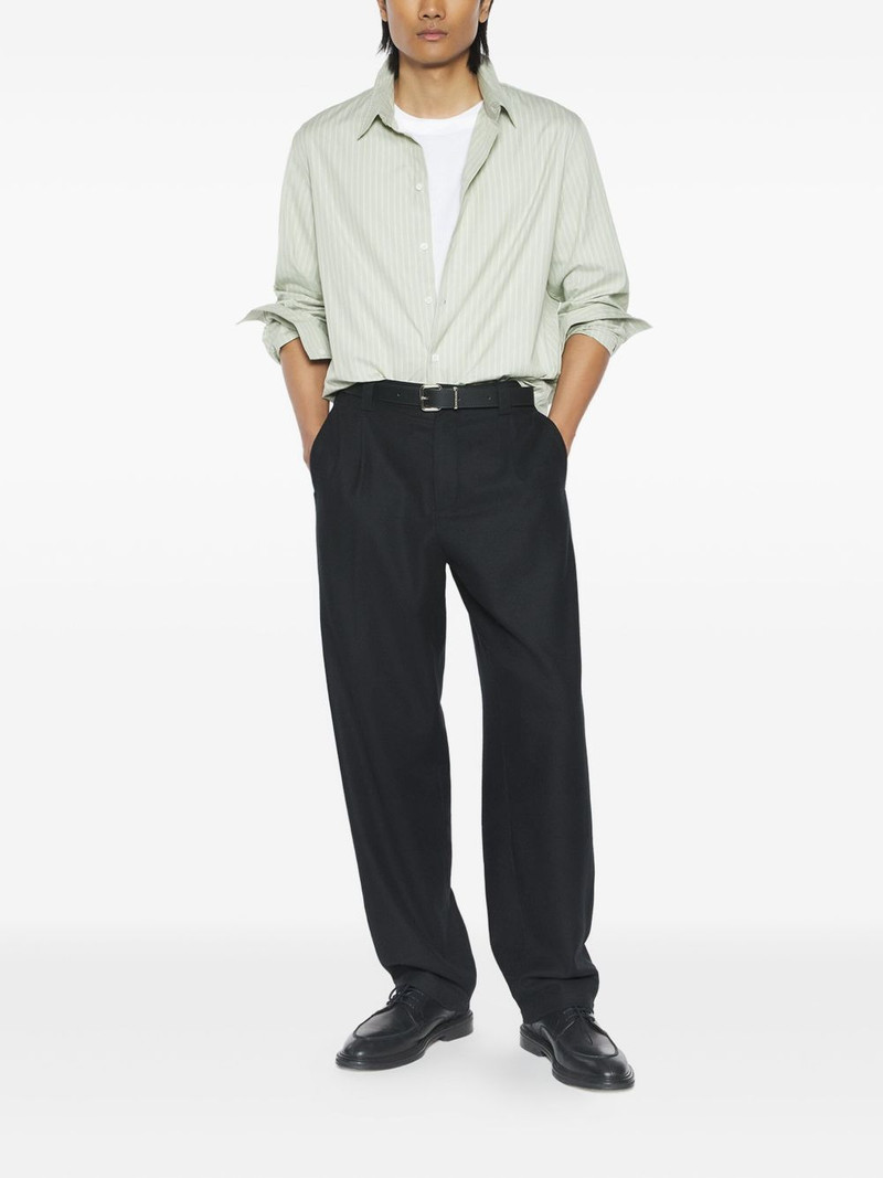 Maison Kitsuné pleated-wool trousers outlook