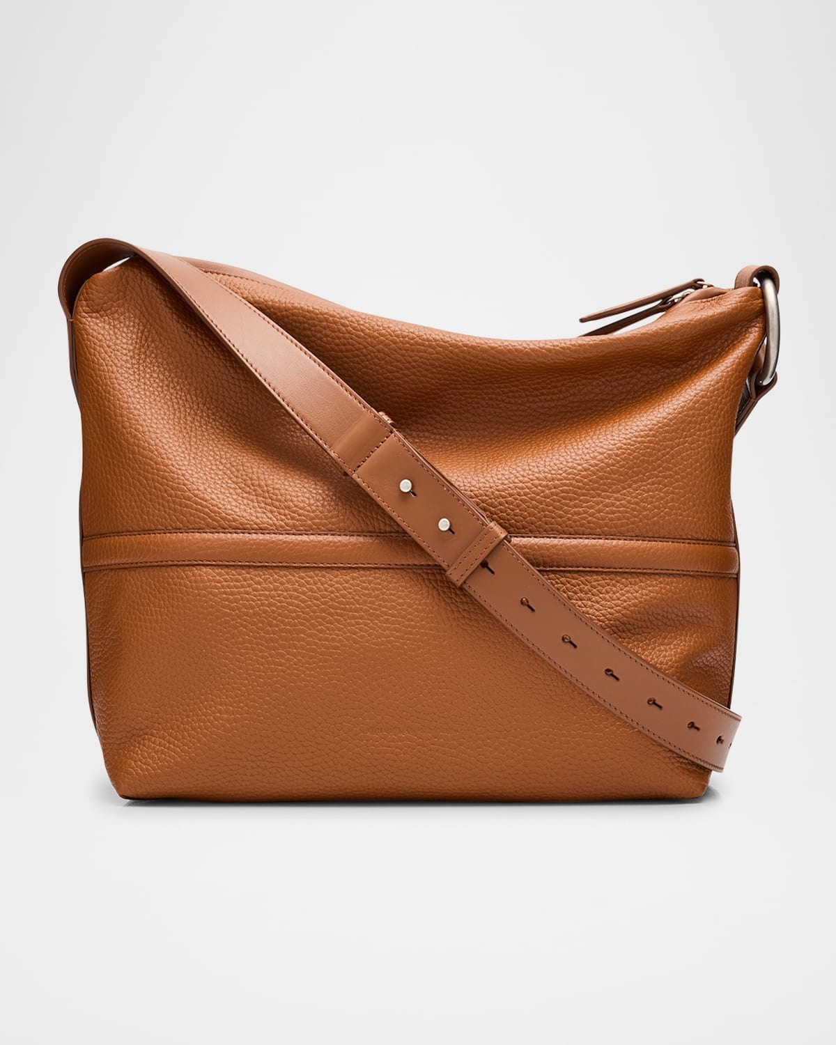バッグ Dries Van Noten leather shoulder Leather-trimmed canvas shoulder bag in black - Dries Van