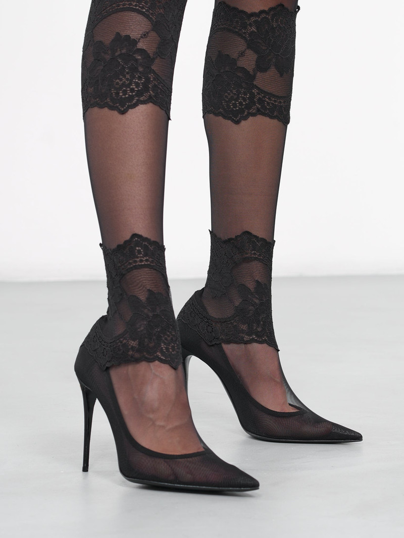 Dolce & Gabbana Lace Stocking Boots outlook